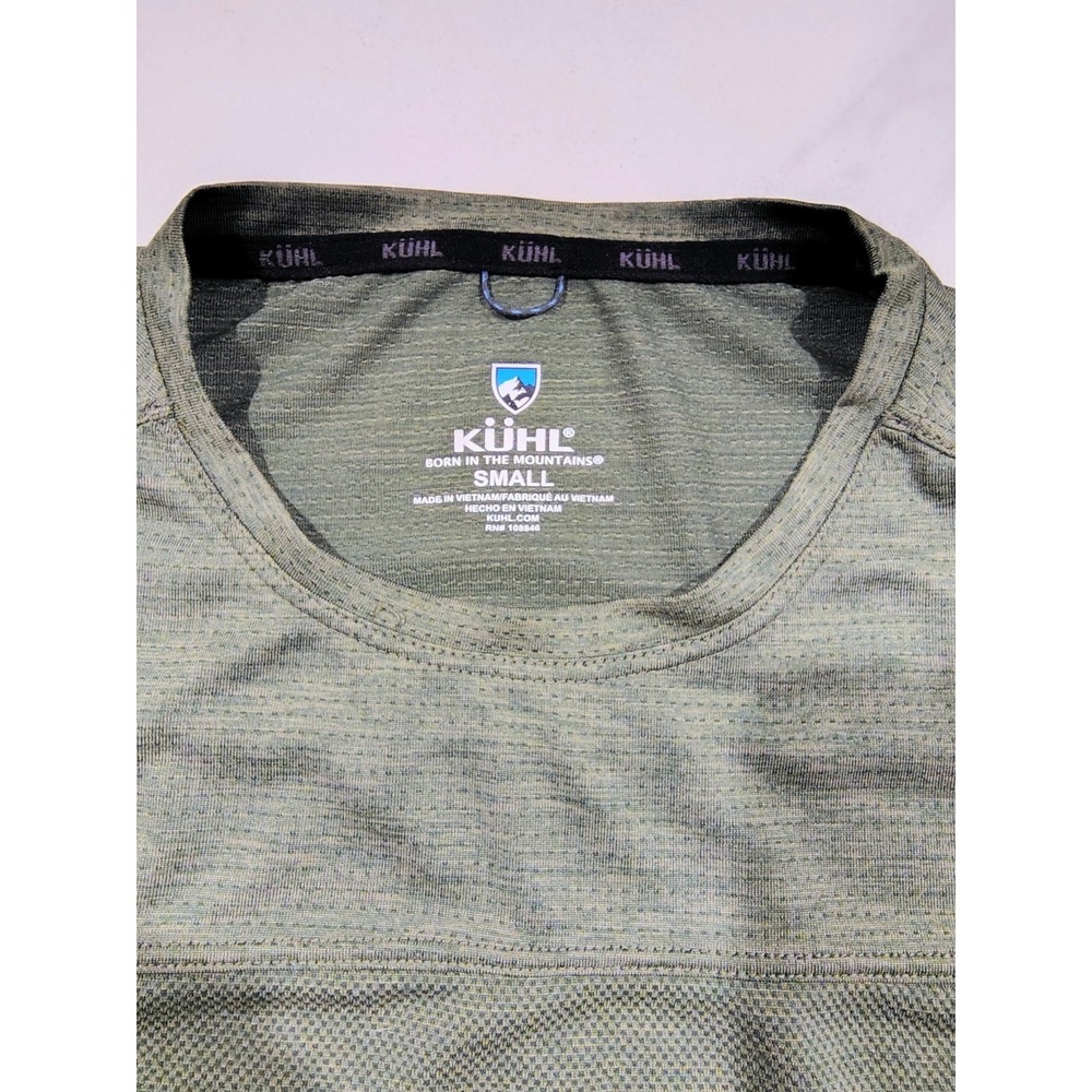 Kuhl Engineered Krew T Shirt Mens Small Green Tee Short Sleeve Active Crew - Picture 3 of 10